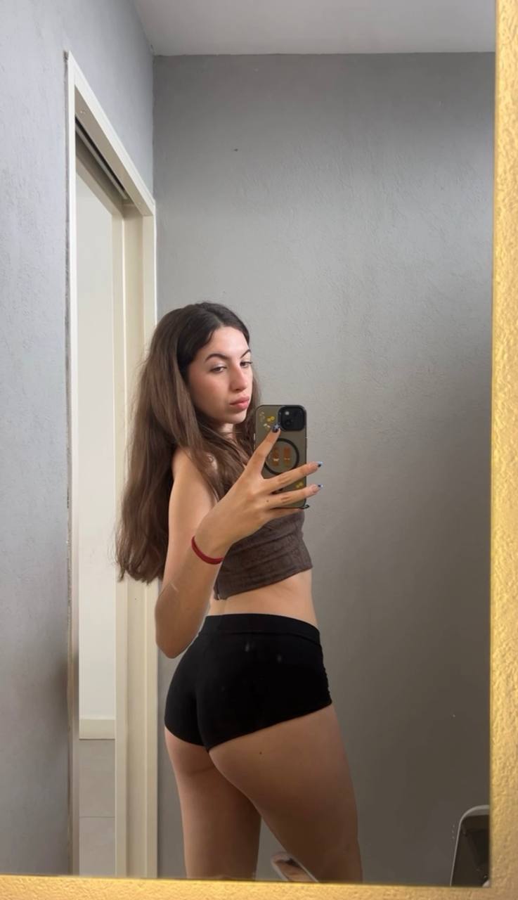 Amber in her underwear in Guadalupe