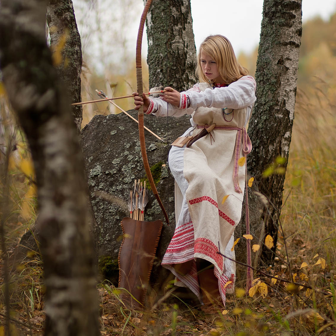 Sexy photo Girls in Slavic costumes in Guadalupe